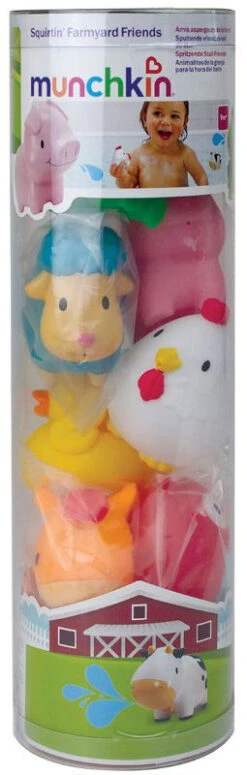 Munchkin Farmyard Friends 8 Stuks Badspeelgoed 011966 8 Munchkin Farmyard Friends 8 Stuks Badspeelgoed 011966 -Babyproducten Winkel 011966 Squirtin Farmyard Friends alt3