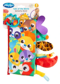 Playgro Tails Of The World Buggyboekje P0187967 -Babyproducten Winkel 0187967 Tails of the World Sensory Book 2