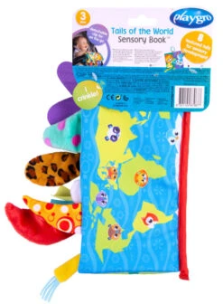 Playgro Tails Of The World Buggyboekje P0187967 -Babyproducten Winkel 0187967 Tails of the World Sensory Book 3