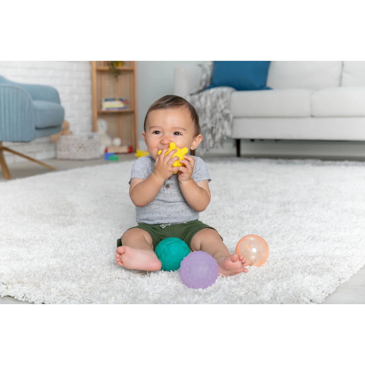 Infantino Lights & Sounds Multi-Sensory Speelballetjes BK-315023 6 Infantino Lights & Sounds Multi-Sensory Speelballetjes BK-315023 - Afbeelding 4