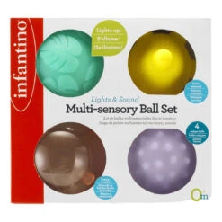 Infantino Lights & Sounds Multi-Sensory Speelballetjes BK-315023 8 Infantino Lights & Sounds Multi-Sensory Speelballetjes BK-315023 -Babyproducten Winkel 315023 01 box comboset clipped rev 1 1