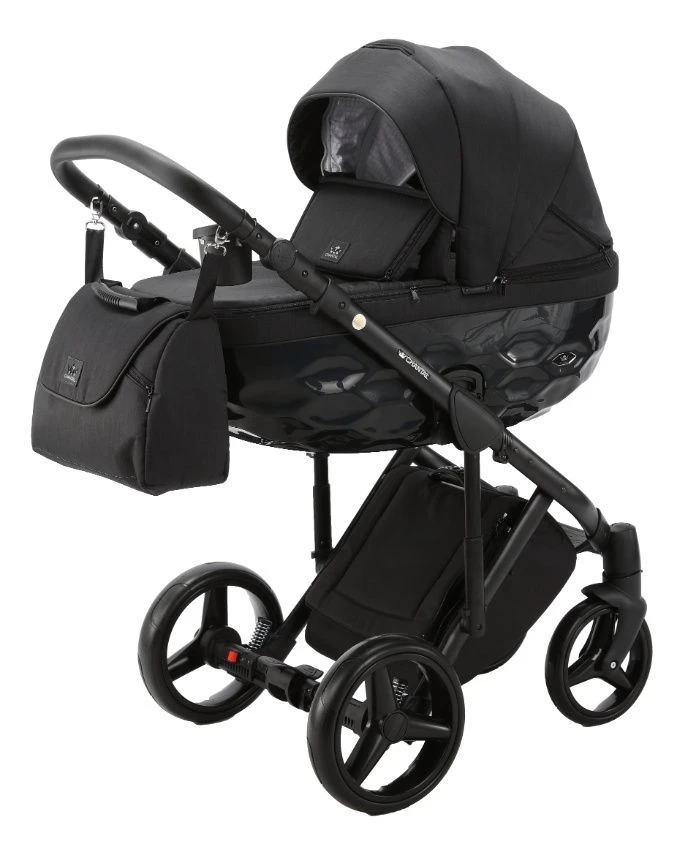 Adamex Chantal Black 2-in-1 Kinderwagen C213 3 Adamex Chantal Black 2-in-1 Kinderwagen C213