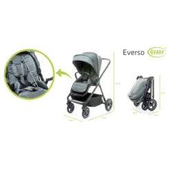 4Baby Everso Grey Wandelwagen 31 4Baby Everso Grey Wandelwagen -Babyproducten Winkel 4baby everso grey wandelwagen 13