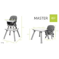4Baby Master XXIII Grey 6-in-1 Kinderstoel 31 4Baby Master XXIII Grey 6-in-1 Kinderstoel -Babyproducten Winkel 4baby master xxiii grey 6 in 1 kinderstoel 15