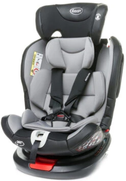 4Baby Roto-Fix Light Grey 360º 0-36 Kg Isofix Autostoel -Babyproducten Winkel 4baby roto fix 360 0 36 kg isofix autostoel 7 3