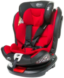 4Baby Roto-Fix Red 360º 0-36 Kg Isofix Autostoel -Babyproducten Winkel 4baby roto fix red 360 0 36 kg isofix autostoel