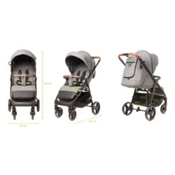4Baby Stinger XXIII Melange Grey Wandelwagen -Babyproducten Winkel 4baby stinger xxiii melange grey wandelwagen 12