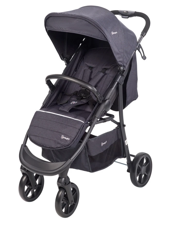 Babygo Style Black 3-in-1 Kinderwagen Incl. Autostoel 6323 4 Babygo Style Black 3-in-1 Kinderwagen Incl. Autostoel 6323 - Afbeelding 2