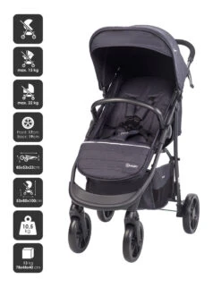 Babygo Style Black 3-in-1 Kinderwagen Incl. Autostoel 6323 24 Babygo Style Black 3-in-1 Kinderwagen Incl. Autostoel 6323 -Babyproducten Winkel 6323 style3in1 black 4 babygo 2