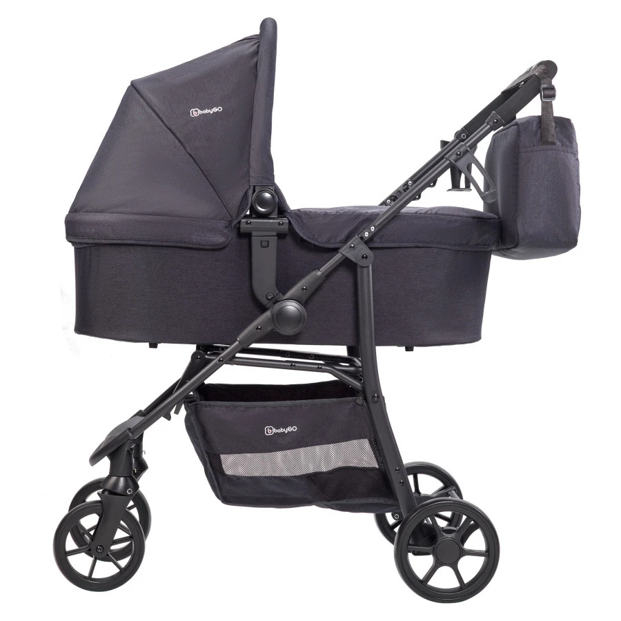 Babygo Style Black 3-in-1 Kinderwagen Incl. Autostoel 6323 5 Babygo Style Black 3-in-1 Kinderwagen Incl. Autostoel 6323 - Afbeelding 3