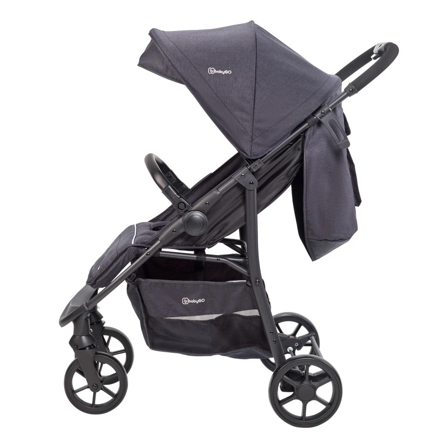 Babygo Style Black 3-in-1 Kinderwagen Incl. Autostoel 6323 6 Babygo Style Black 3-in-1 Kinderwagen Incl. Autostoel 6323 - Afbeelding 4