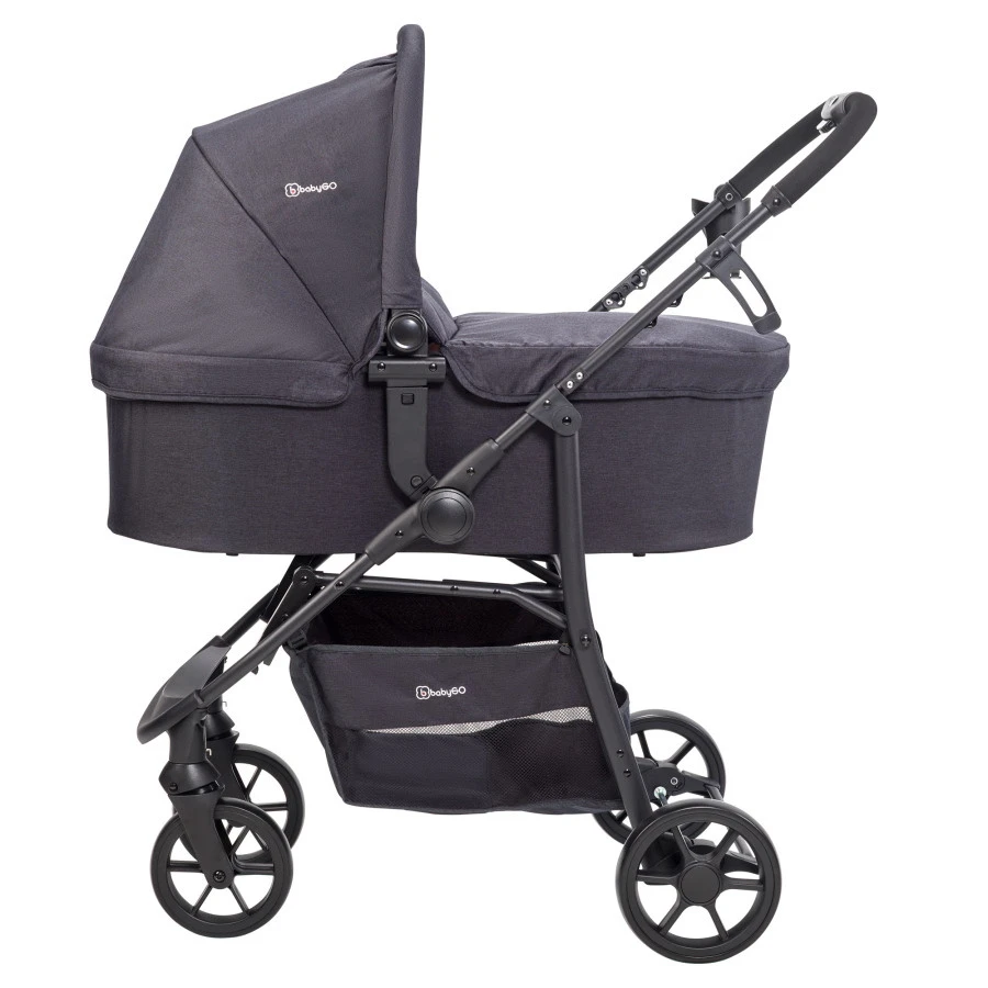 Babygo Style Black 3-in-1 Kinderwagen Incl. Autostoel 6323 7 Babygo Style Black 3-in-1 Kinderwagen Incl. Autostoel 6323 - Afbeelding 5