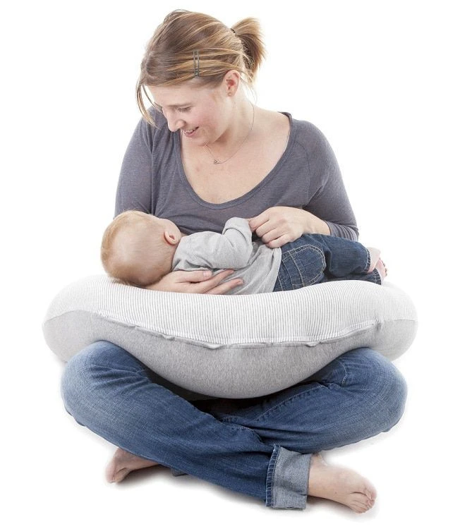 Doomoo Softy Classic Light Grey Voedingskussen S01 4 Doomoo Softy Classic Light Grey Voedingskussen S01 - Afbeelding 2