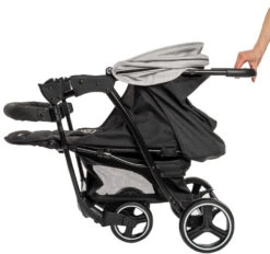 Babygo Basket Grey Melange Wandelwagen 6402 13 Babygo Basket Grey Melange Wandelwagen 6402 -Babyproducten Winkel Babygo Basket Grey Melange Wandelwagen 6402 3