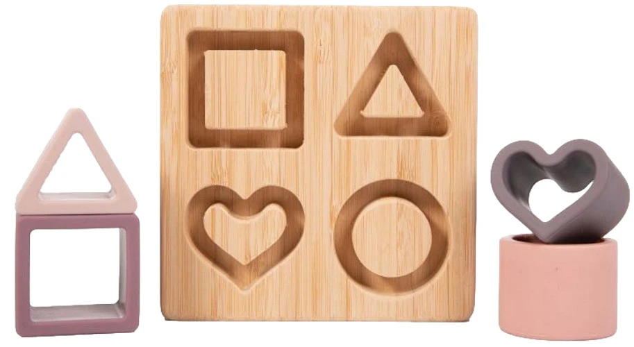 Bo Jungle B-Bamboo Shapes Hearts Vormenpuzzel B931000 3 Bo Jungle B-Bamboo Shapes Hearts Vormenpuzzel B931000