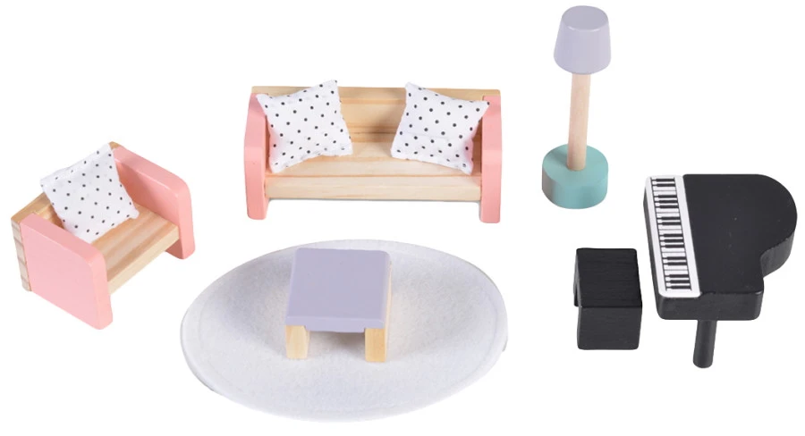 Cangaroo Houten Mini Meubelset 4011 3 Cangaroo Houten Mini Meubelset 4011