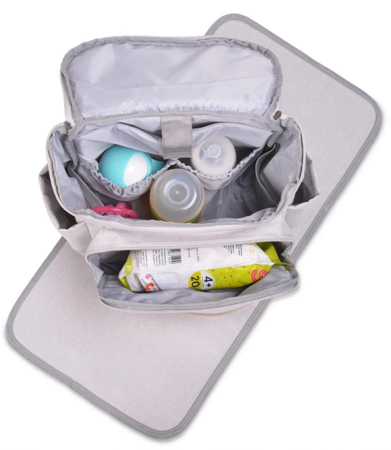 Cangaroo Megan Beige Rugzak Luiertas 6967 6 Cangaroo Megan Beige Rugzak Luiertas 6967 - Afbeelding 4