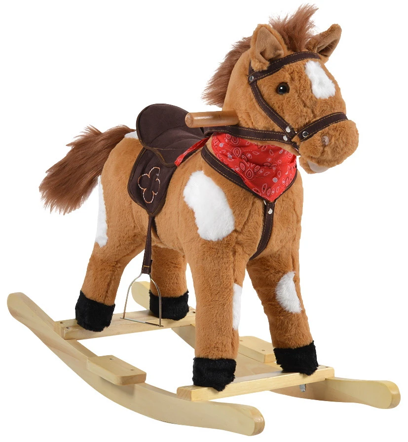 Cangaroo Thunder Khaki Hobbelpaard Met Voetensteun WJ-001 3 Cangaroo Thunder Khaki Hobbelpaard Met Voetensteun WJ-001