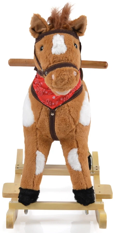 Cangaroo Thunder Khaki Hobbelpaard Met Voetensteun WJ-001 5 Cangaroo Thunder Khaki Hobbelpaard Met Voetensteun WJ-001 - Afbeelding 3