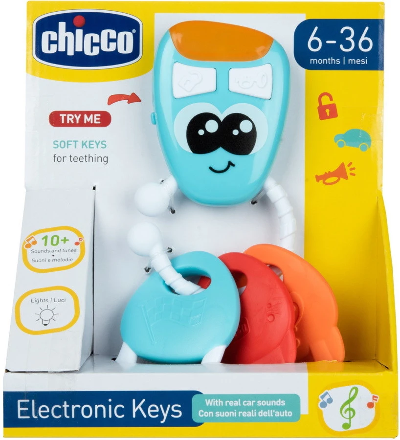 Chicco Mijn Eerste Elektronische Sleutels 00011163000000 6 Chicco Mijn Eerste Elektronische Sleutels 00011163000000 - Afbeelding 4