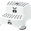 Keeeper Panda Wit 2 Treden Opstapje 10031 -Babyproducten Winkel Keeeper Panda Wit 2 Treden Opstapje 10031