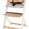 Kinderkraft Enock Wit/Naturel Houten Kinderstoel Met Zitverkleiner KHENOC0PWHT0000 -Babyproducten Winkel Kinderkraft Enock White Kinderstoel met Zitverkleiner KHENOC0PWHT0000 1