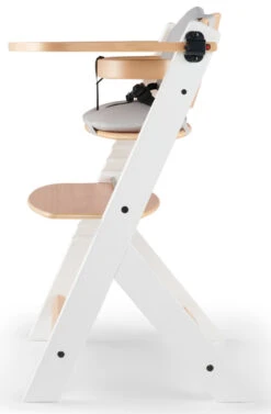 Kinderkraft Enock Wit/Naturel Houten Kinderstoel Met Zitverkleiner KHENOC0PWHT0000 -Babyproducten Winkel Kinderkraft Enock White Kinderstoel met Zitverkleiner KHENOC0PWHT0000 4