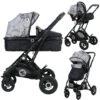 Lorelli Sena Grey Marble 3-in-1 Combi Kinderwagen Incl. Autostoel 1002161-2113 2 Lorelli Sena Grey Marble 3-in-1 Combi Kinderwagen Incl. Autostoel 1002161-2113 -Babyproducten Winkel Lorelli Sena Grey Marble 3 in 1 Combi Kinderwagen incl. Autostoel 1002161 2113 1