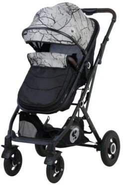 Lorelli Sena Grey Marble 3-in-1 Combi Kinderwagen Incl. Autostoel 1002161-2113 -Babyproducten Winkel Lorelli Sena Grey Marble 3 in 1 Combi Kinderwagen incl. Autostoel 1002161 2113 4