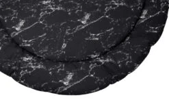 MamaLoes Marmer Zwart 90 Cm Rond Boxkleed ML020207 -Babyproducten Winkel MamaLoes Marmer Zwart 90 cm Rond Boxkleed ML020207 02