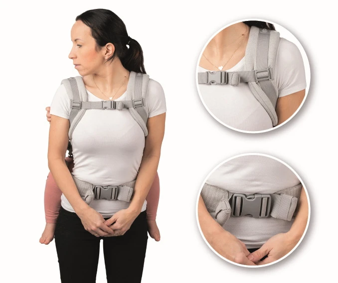 Momi Collet Grey Ergonomische Draagzak NOSI00003 8 Momi Collet Grey Ergonomische Draagzak NOSI00003 - Afbeelding 6