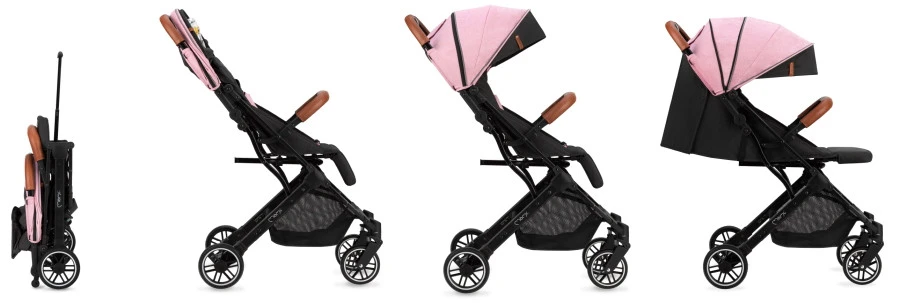 Momi Estelle Pink Wandelwagen WOSP00004 6 Momi Estelle Pink Wandelwagen WOSP00004 - Afbeelding 4