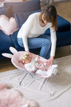 Momi Glossy Bunny Bouncer Wipstoel BULE00004 -Babyproducten Winkel Momi Glossy 3