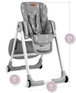 Momi Luxuria Dark Grey Kinderstoel KRKA00004 -Babyproducten Winkel Momi Luxuria Dark Grey Kinderstoel KRKA00004 8