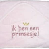 Petit Villain Ik Ben Een Prinsesje! Roze Badcape -Babyproducten Winkel Petit Villain Ik Ben Een Prinsesje Roze Badcape 4