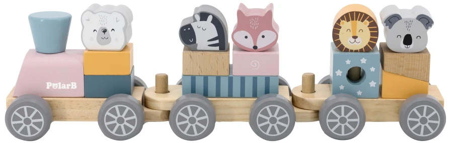PolarB Houten Blokkentrein 44015 3 PolarB Houten Blokkentrein 44015