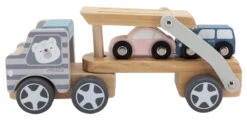PolarB Houten Truck Met Oplegger Incl. 3 Auto's 44014 13 PolarB Houten Truck Met Oplegger Incl. 3 Auto's 44014 -Babyproducten Winkel PolarB Houten Truck met Oplegger incl. 3 Autos 44014 4