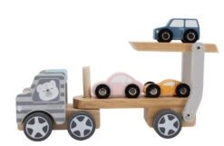 PolarB Houten Truck Met Oplegger Incl. 3 Auto's 44014 15 PolarB Houten Truck Met Oplegger Incl. 3 Auto's 44014 -Babyproducten Winkel PolarB Houten Truck met Oplegger incl. 3 Autos 44014 7