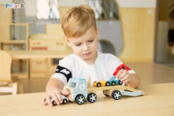 PolarB Houten Truck Met Oplegger Incl. 3 Auto's 44014 18 PolarB Houten Truck Met Oplegger Incl. 3 Auto's 44014 -Babyproducten Winkel PolarB Houten Truck met Oplegger incl. 3 Autos 44014 8