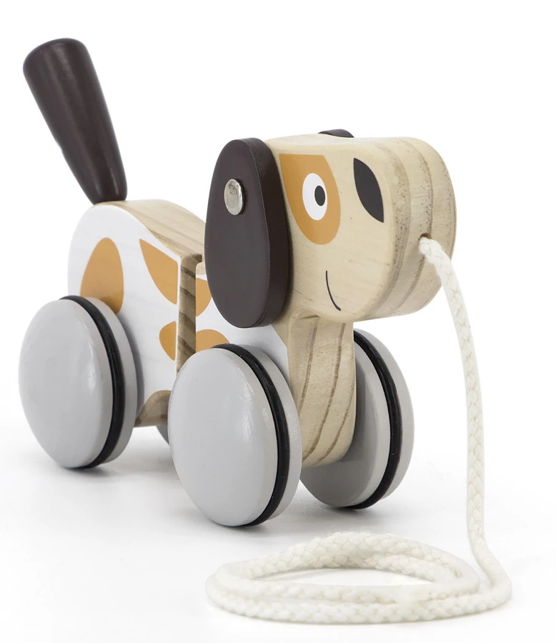 PolarB Puppy Luxe Houten Trekfiguur 44043 4 PolarB Puppy Luxe Houten Trekfiguur 44043 - Afbeelding 2