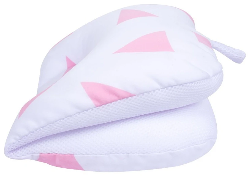 Sevibaby Cozy Triangle Pink Baby Badkussen 69-101 8 Sevibaby Cozy Triangle Pink Baby Badkussen 69-101 - Afbeelding 6