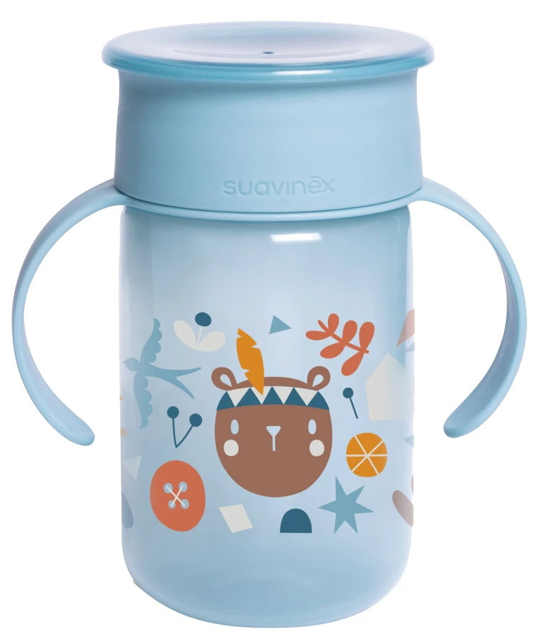 Suavinex Forest Blauw 360° Drinkbeker Met Handvatten SXZFEE070157 3 Suavinex Forest Blauw 360° Drinkbeker Met Handvatten SXZFEE070157