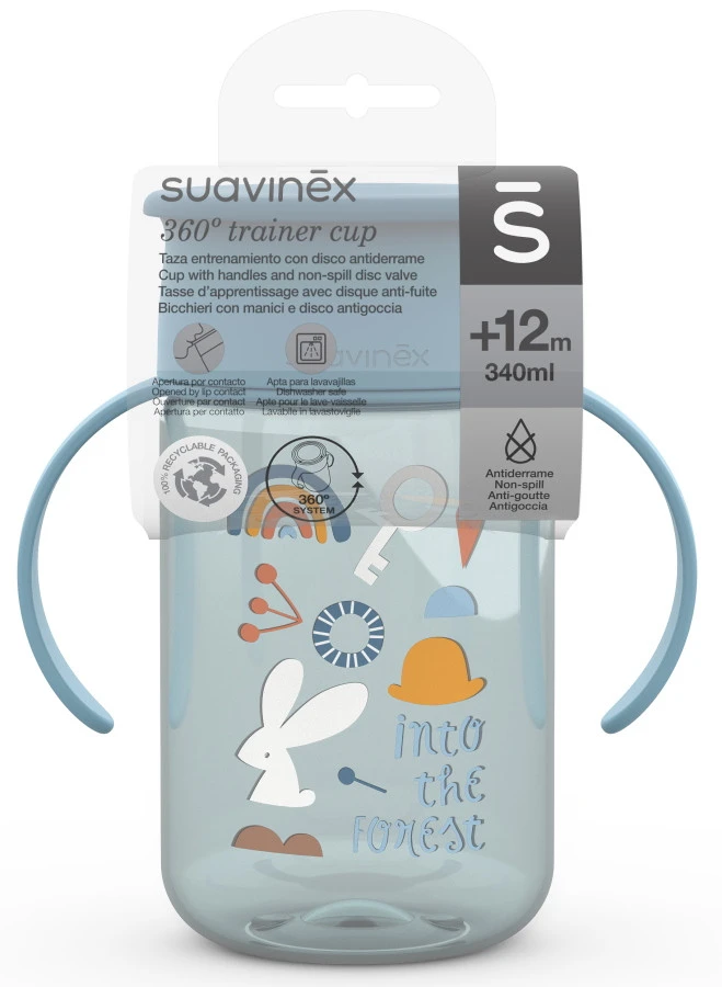 Suavinex Forest Blauw 360° Drinkbeker Met Handvatten SXZFEE070157 5 Suavinex Forest Blauw 360° Drinkbeker Met Handvatten SXZFEE070157 - Afbeelding 3