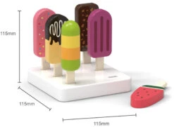 Viga 6 Stuks Houten Speelgoed IJsjes 44528 -Babyproducten Winkel Viga 6 Stuks Houten Speelgoed IJsjes 44528 4