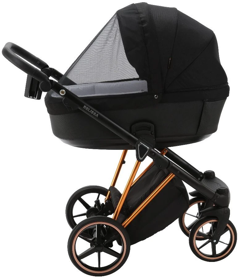 Adamex Belissa Special Edition Black/Rose 2-in-1 Kinderwagen PS-571 10 Adamex Belissa Special Edition Black/Rose 2-in-1 Kinderwagen PS-571 - Afbeelding 8