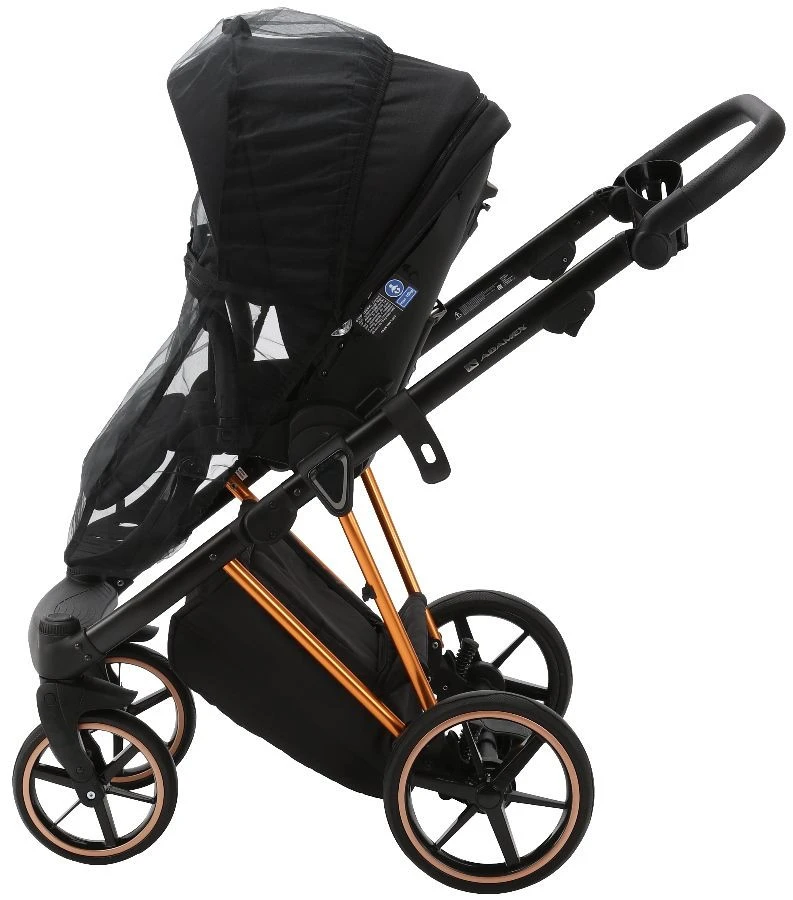 Adamex Belissa Special Edition Black/Rose 2-in-1 Kinderwagen PS-571 12 Adamex Belissa Special Edition Black/Rose 2-in-1 Kinderwagen PS-571 - Afbeelding 10