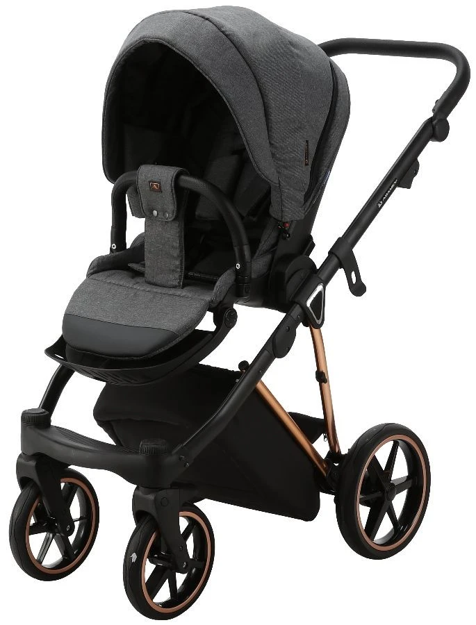 Adamex Belissa Special Edition Grey/Rose 2-in-1 Kinderwagen PS-596 8 Adamex Belissa Special Edition Grey/Rose 2-in-1 Kinderwagen PS-596 - Afbeelding 6