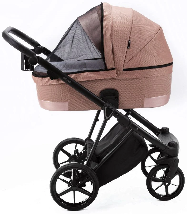 Adamex Gallo Rose Pink 2-in-1 Kinderwagen GA-4 11 Adamex Gallo Rose Pink 2-in-1 Kinderwagen GA-4 - Afbeelding 9