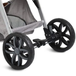 Cangaroo Alma Light Grey Silver 3-in-1 Combi Kinderwagen Incl. Autostoel -Babyproducten Winkel alma alu 6