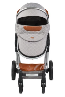 Cangaroo Alma Light Grey Silver 3-in-1 Combi Kinderwagen Incl. Autostoel -Babyproducten Winkel alma alu 8